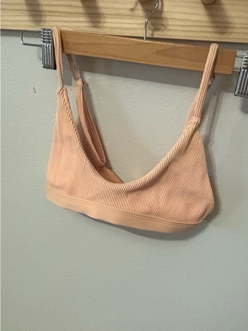 Kulani Kinis Ribbed Peach Bikini set
